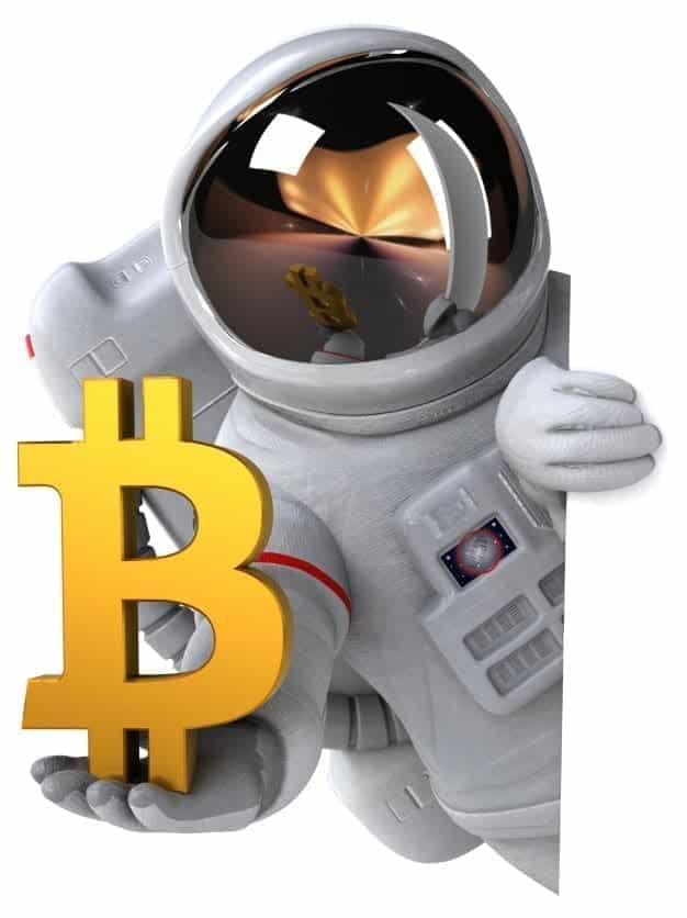 Hopium Bitcoin Astronaut