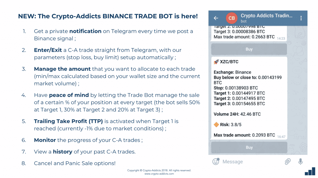 Binance Auto Trader Bot by Crypto Addicts