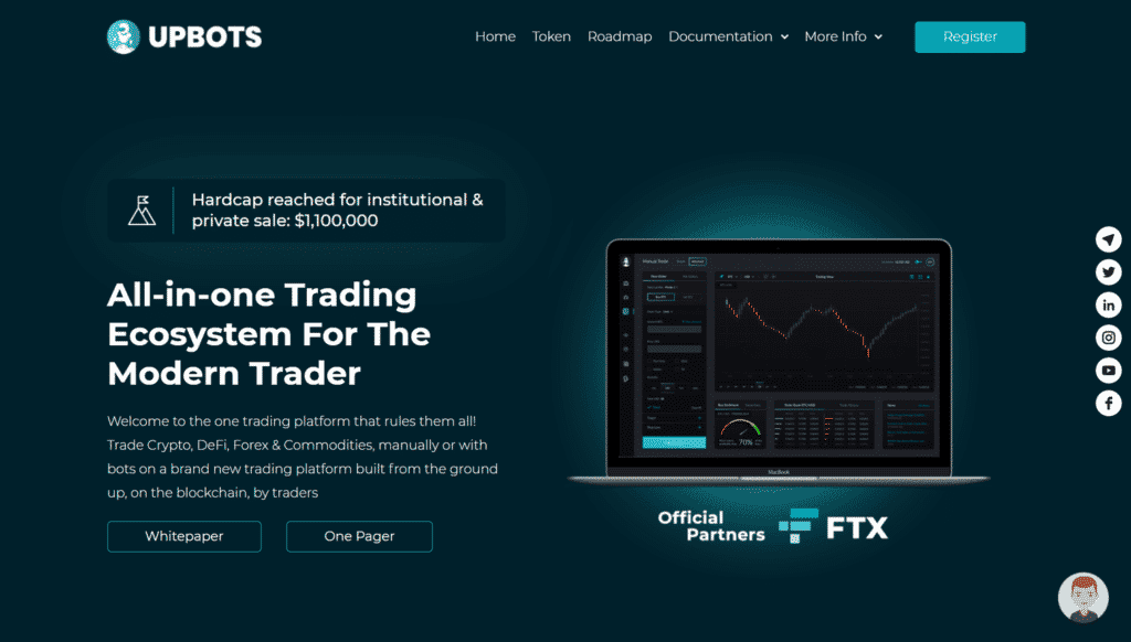 UpBots All in One Trading for the Future