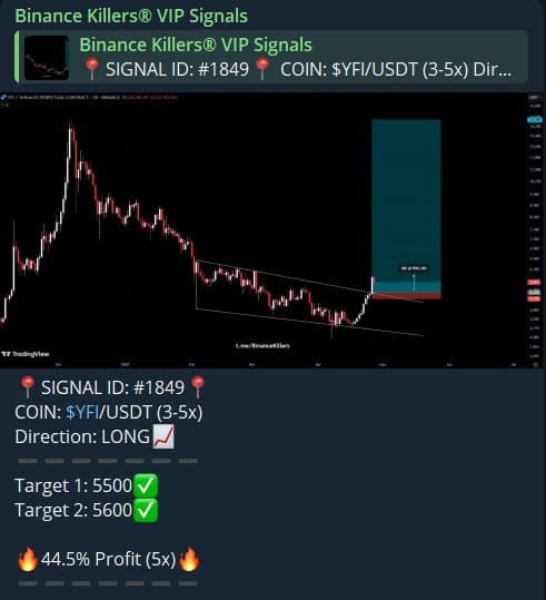 Binance Killers VIP Signals example 2