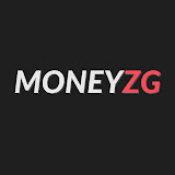 The image shows the word "MONEYZG" in bold font on a black background. "MONEY" is in white, while "ZG" is in red.